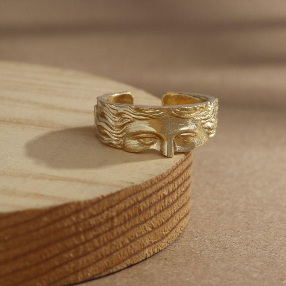 Литературная скульптура, полукольца, чистое медное кольцо-открывашка, кольцо-маска Венеры, исповедальный дар золотой